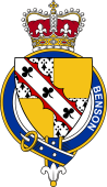 British Garter Coat of Arms for Benson (England)