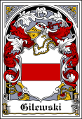 Polish Coat of Arms Bookplate for Gilewski
