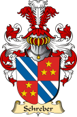 v.23 Coat of Family Arms from Germany for Schreber