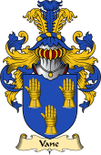English Coat of Arms (v.23) for the family Vane or Fane
