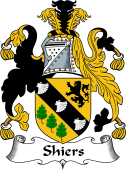 English Coat of Arms for Shiers