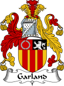 English Coat of Arms for the family Garland