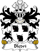 Welsh Coat of Arms for Bledri (AP CYDIFOR)