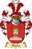 v.23 Coat of Family Arms from Germany for Herda