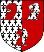 English Family Shield for Thayer