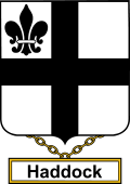 English Coat of Arms Shield Badge for Haddock