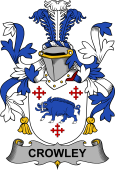 Irish Coat of Arms for Crowley or O'Crouley
