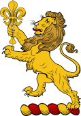 Family crest from Scotland for Brown or Broun (Colstoun)