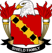 Coat of arms used by the Sheild family in the United States of America