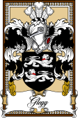 Scottish Coat of Arms Bookplate for Glegg