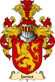 Welsh Family Coat of Arms (v.23) for James (AP RHYS AP MAREDUDD)