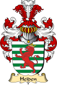v.23 Coat of Family Arms from Germany for Heiden