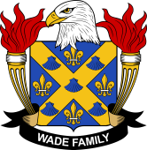 Coat of arms used by the Wade family in the United States of America