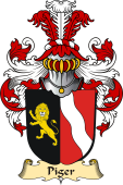 v.23 Coat of Family Arms from Germany for Piger