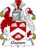 English Coat of Arms for the family Claxton