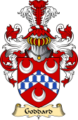 English Coat of Arms (v.23) for the family Goddard