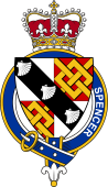 British Garter Coat of Arms for Spencer (England)