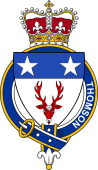 British Garter Coat of Arms for Thomson (Scotland)