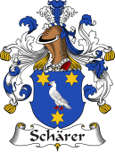 German Wappen Coat of Arms for Schärer