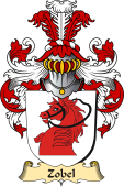 v.23 Coat of Family Arms from Germany for Zobel