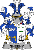 Irish Coat of Arms for Sheehy or McSheehy