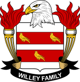 Coat of arms used by the Willey family in the United States of America
