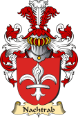 v.23 Coat of Family Arms from Germany for Nachtrab