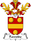 Coat of Arms from Scotland for Fawside or Fawsyde
