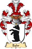 v.23 Coat of Family Arms from Germany for Bahr