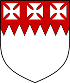 Irish Family Shield for Perceval (Sligo)