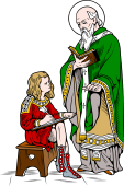 Catholic Saints Clipart image: St Leander of Seville