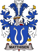 Coat of arms used by the Danish family Matthisen