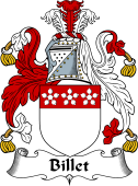 English Coat of Arms for Billet