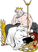 Gods and Goddesses Clipart image: Pluto-Hades