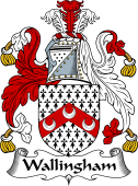 English Coat of Arms for the family Wallingham