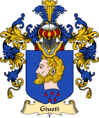 Italian Family Coat of Arms (v.25a) Giusti