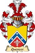 v.23 Coat of Family Arms from Germany for Quenzer
