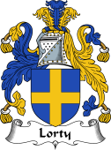English Coat of Arms for the family Lorty