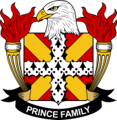 Coat of arms used by the Prince family in the United States of America
