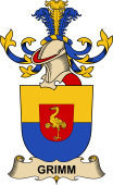 Republic of Austria Coat of Arms for Grimm (Bon de Süden)