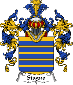 Italian Family Coat of Arms (v.25b) Stagno