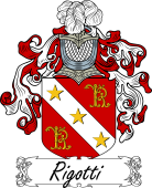 Araldica Italiana Coat of arms used by the Italian family Rigotti