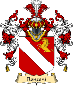 Italian Family Coat of Arms (v.25a) Ronzoni