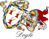 Sept (Clan) Coat of Arms from Ireland for Doyle
