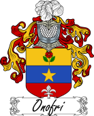 Araldica Italiana Coat of arms used by the Italian family Onofri