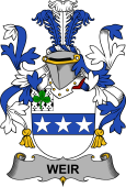 Irish Coat of Arms for Weir or McWeir