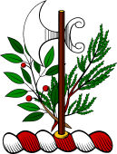 Family Crest from Scotland for: MacLaine (of Lochbuie)