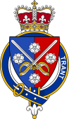 Families of Britain Coat of Arms Badge for: Trant or Trent (Ireland)