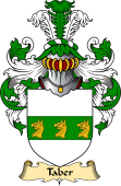 English Coat of Arms (v.23) for the family Taber