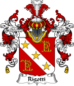 Italian Family Coat of Arms (v.25b) Rigotti
